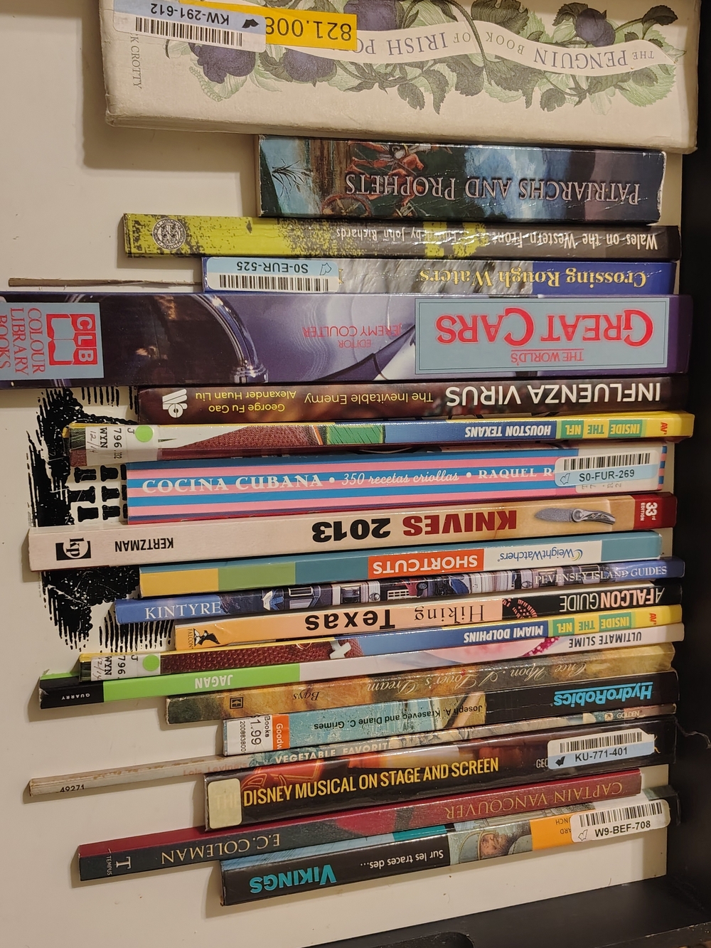 20 Multi-Color Cut Book Spines | Craft & Junk Journal Supply Lot